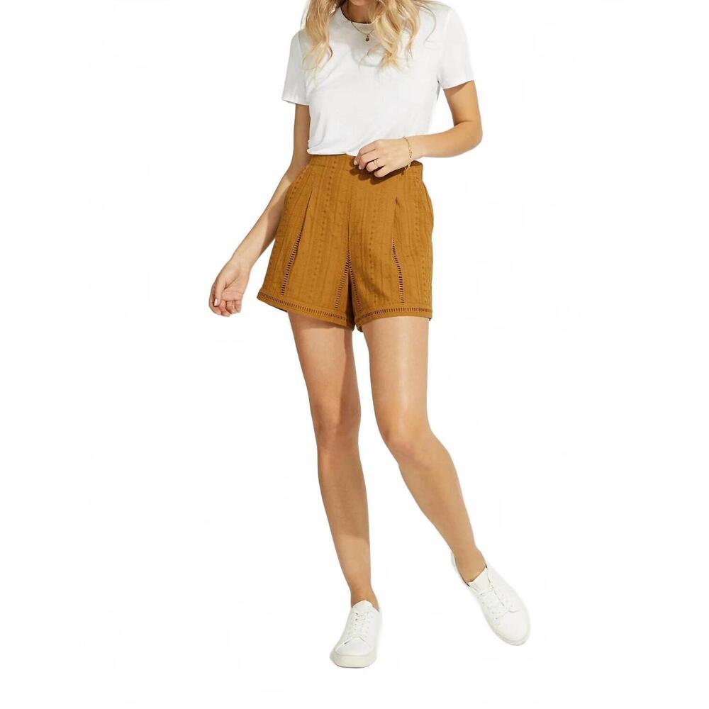 NEW GENTLE FAWN luka shorts in gold